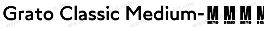 Grato Classic Medium字体转换